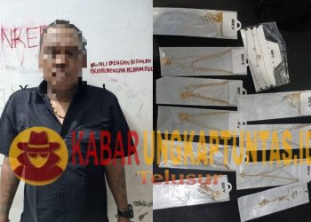 Terekam CCTV Saat Curi Aksesori di City Mall, Pria Asal Manado Dibekuk Polsek Kota Timur