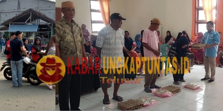 Ketulusan dari Tambang: Haji Suci dan BKPRMI Berbagi 300 Paket Sembako di Buntulia Utara