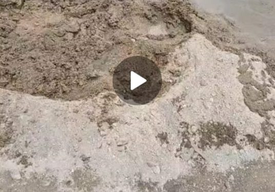 Lantai Jemuran di Desa Bulangita Diduga Bermasalah