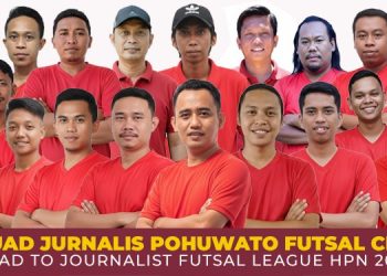 Bertempat Adiyaksa Mini Soccer Limboto,  Jurnalis Pohuwato FC Siap Tampil Impresif di Journalist Futsal League