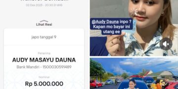 Dengan Kata “Potao”  di Mensos Keluarga Audy Dauna Tempuh Jalur Hukum