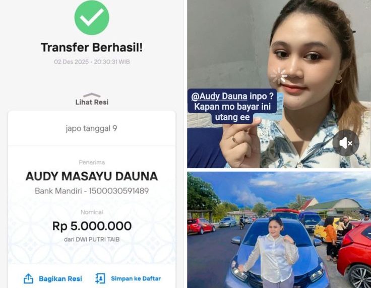 Dengan Kata “Potao”  di Mensos Keluarga Audy Dauna Tempuh Jalur Hukum
