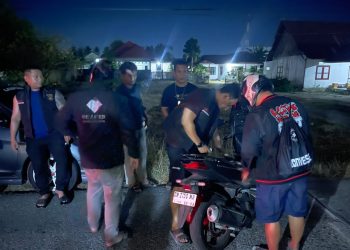 Patroli Malam URC Polresta Gorontalo Kota Sasar Titik Kumpul Warga, Cegah Gangguan Kamtibmas