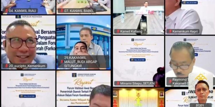 Kemenkum Gorontalo Perkuat Peran di Forkopimda, Dukung Proyek Perubahan Strategis