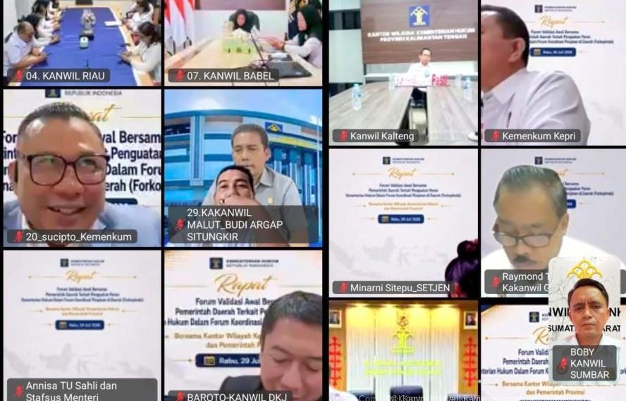 Kemenkum Gorontalo Perkuat Peran di Forkopimda, Dukung Proyek Perubahan Strategis