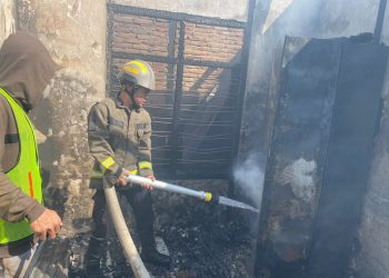 Lupa Matikan Kompor, 4 Rumah di Pasar Biawu Hangus Terbakar