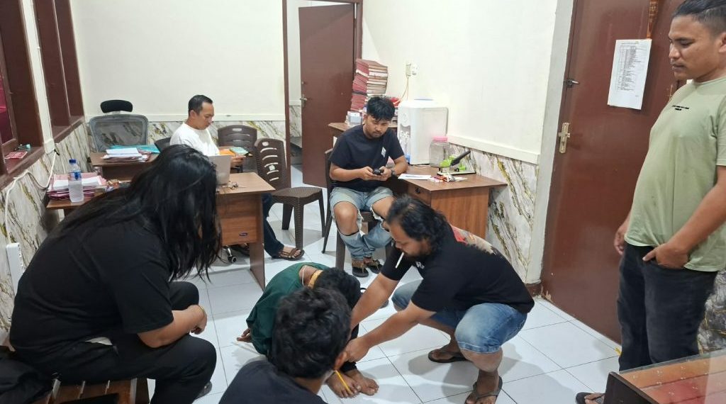 URC Polda Gorontalo Tangkap Terduga Pencuri di Telaga Biru, Barang Bukti Berhasil Diamankan