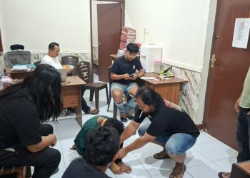 URC Polda Gorontalo Tangkap Terduga Pencuri di Telaga Biru, Barang Bukti Berhasil Diamankan