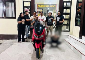 Team URC Polresta Gorontalo Kota Amankan Terduga Pelaku Curanmor di Dembe I