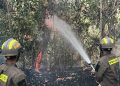 Tiga Titik Api Membakar Lahan Gunung Lombongo, Tim Gabungan Berhasil Jinakkan Api