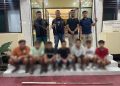 Dendam Berujung Petaka, Tim URC Polresta Gorontalo Kota Ringkus 7 Pria Bersenjata Tajam