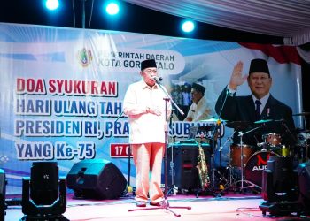 Tak Sekadar Buat Flyer, Adhan Isi Peringatan HUT Prabowo dengan Doa Syukuran