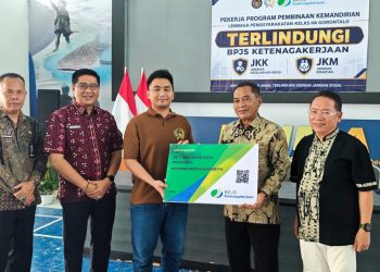 Lapas Gorontalo Lindungi 52 Warga Binaan Lewat Program BPJS Ketenagakerjaan