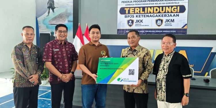 Lapas Gorontalo Lindungi 52 Warga Binaan Lewat Program BPJS Ketenagakerjaan
